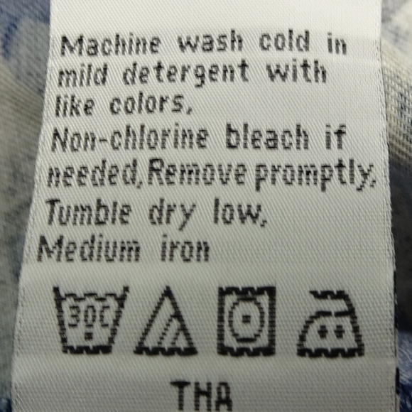 NWT Columbia Button-Up Blue Fish Shirt Medium - Picture 8 of 8